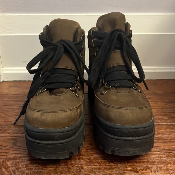 🦄Y2K / 90s chunky platform suede Hiking boots Jeffrey Campbell / JC Play ✨🔥 - Picture 4 of 6
